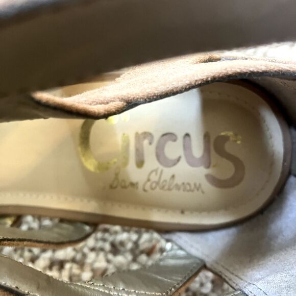 Sam Edelman Circus Womens Brown Hagen Lace Up Gladiator Sandals Zip Back Sz 9 - Picture 5 of 8